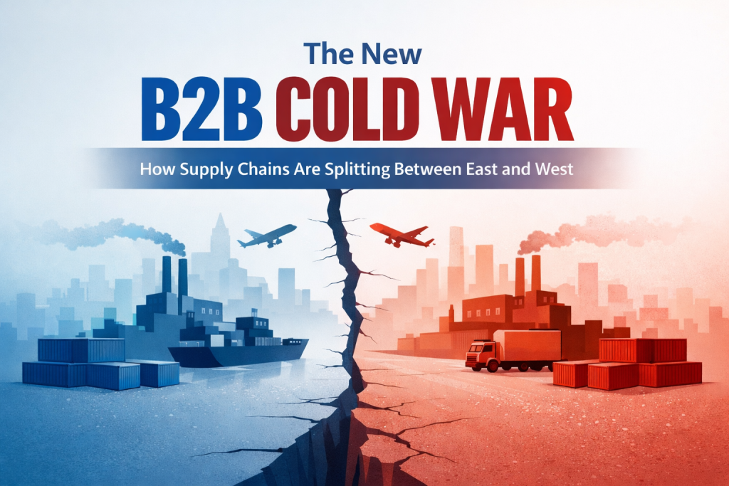 The New B2B Cold War How Supply Chains Are Splitting Between East and West
