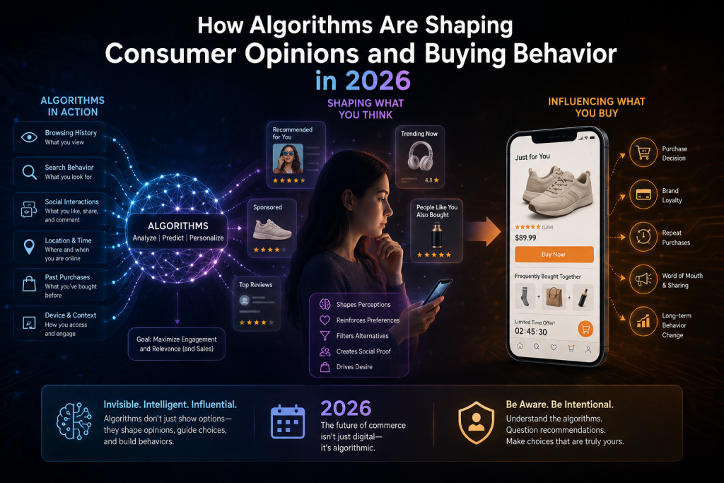 How Algorithms Are Shaping Consumer Opinions and Buying Behavior in 2026