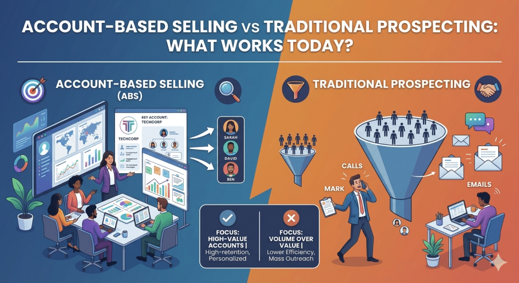 Account-Based Selling vs Traditional Prospecting What Works Today