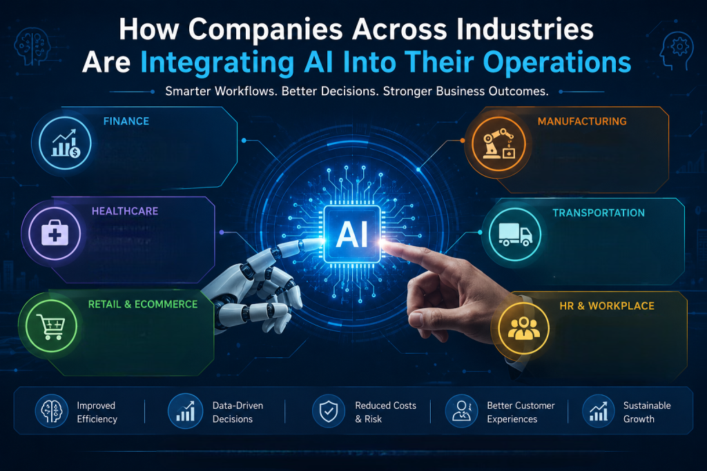 How Companies Across Industries Are Integrating AI Into Their Operations