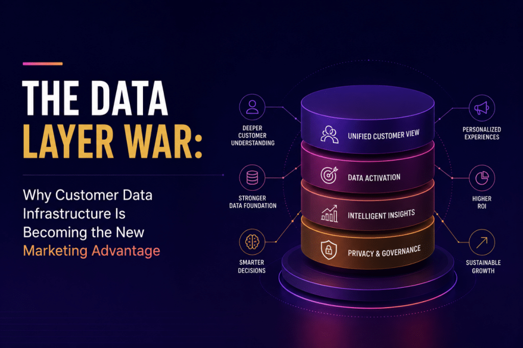 The Data Layer War:Why Customer Data Infrastructure Is Becoming the New Marketing Advantage Customer Data Infrastructure